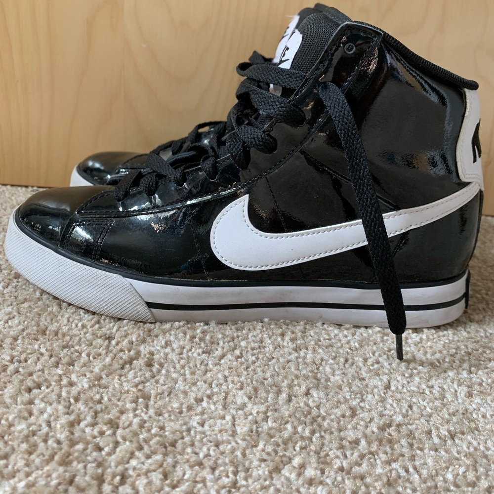 Nike Blazer - Black Patent High Tops